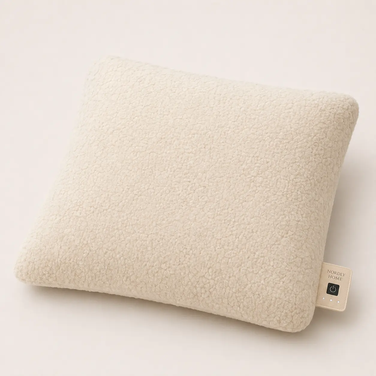 Fleece warmtekussen, Cream