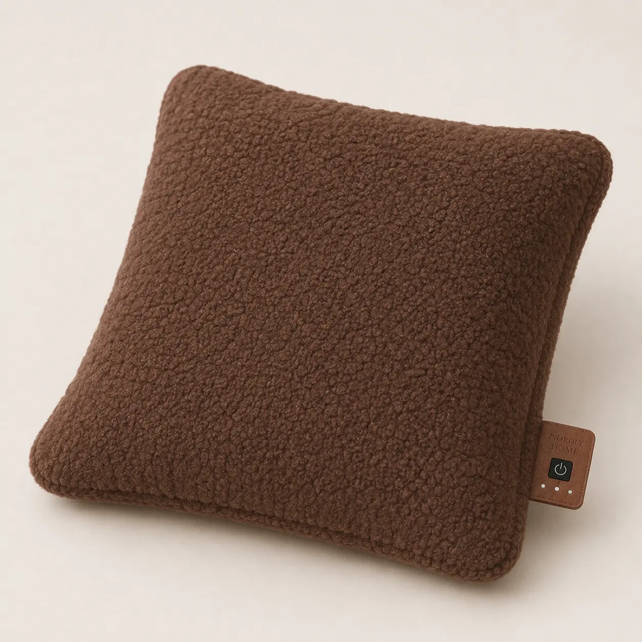 Fleece warmtekussen, Walnut
