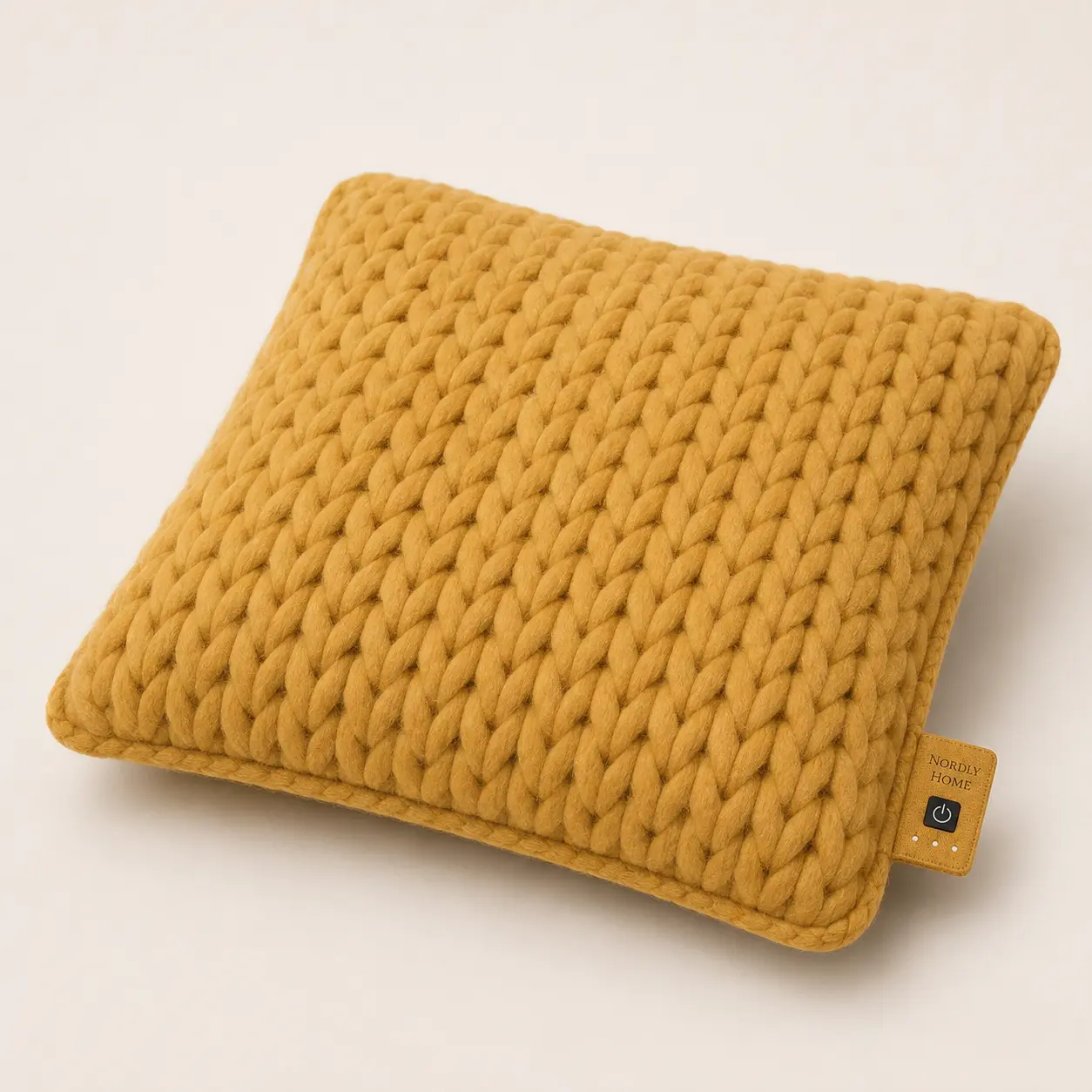Wol warmtekussen, Mustard