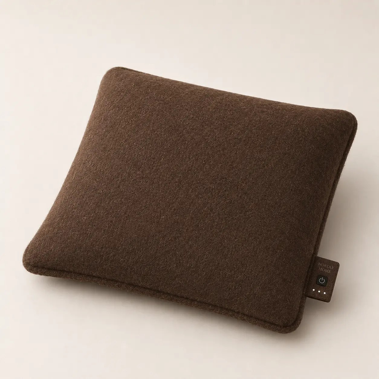 Velvet warmtekussen, Walnut