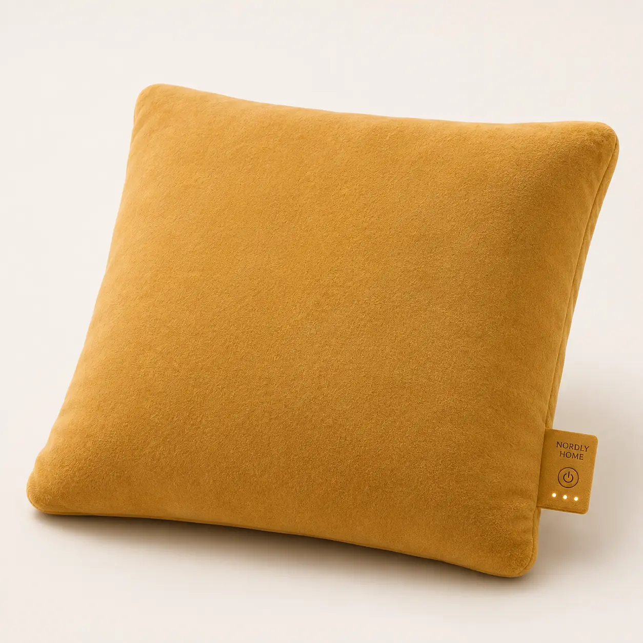 Fleece warmtekussen, Mustard